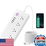 Zigbee Smart Power Strip Surge Protector, Usb 20W, Life App/timer. Fixed Price $77.10.