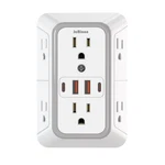 1PC 6-OUTLET Power Strip With 4 Usb Ports (2 Type-c) Wall Mount Adapter New. Fixed Price $18.15.