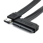 Nfhk 50CM Dual Power 12V And 5V Esatap Usb 2.0 Combo To 22PIN Sat.... Fixed Price $13.63.
