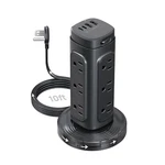Trond Semi-retractable Power Strip Tower Flat Plug Surge Protector St.... Fixed Price $46.25.