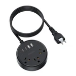 Prong Power Strip 1875W 3 Outlet Usb A+2 Extension Cord Ft Wall. Fixed Price $29.31.
