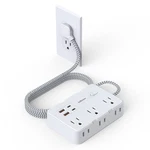 Surge Protector Power Strip 5 Ft Cord, Ultra Thin Flat Extension With 6 .... Fixed Price $18.42.