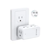 Trond Outlet Extender With 360 Rotating Plug, 3PRONG-1 Pack, White. Fixed Price $27.00.