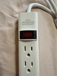 Amazonbasics 6-OUTLET Surge Protector 790 Joule Power Strip MW1702W. Fixed Price $15.01.