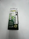 Go Green Power Surge Protector White 6-OUTLET 1200 Joules 15A 125V 15-FT Cord. Fixed Price $17.49.
