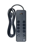Hyper Tough Indoor 10-OUTLET 10FT Surge Protector 2480-JOULE Protection -new. Fixed Price $39.99.