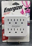 Energizer Grounded Wall Tap 6 Ac Outlets Plug New. Fixed Price $18.00.
