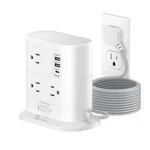Overtop Surge Protector Tower Power Strip,nightlight Flat Plug With 7 Ac Mult.... Fixed Price $29.67.