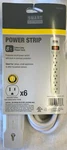 Power Strip 6 Outlet 8 Foot Cord-smart Electrician New Stock. Fixed Price $15.95.