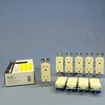 Cooper Almond Tamper Resistant Duplex Receptacle Outlets 5-15R 15A TR1107A. Fixed Price $18.99.