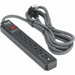 Eaton Tripp Lite 20FT 6-OUTLET Surge Protector 5-15R Black. Fixed Price $44.47.