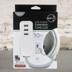 Cordinate Extension 3-USB Charging Ports With Surge Protection 10FT Nib. Fixed Price $25.00.