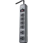 Woods 6-OUTLET 900J Dark Gray Surge Protector Strip With 3 Ft. Cord 41546. Fixed Price $25.75.