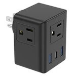 Multi Plug Socket Extender With 3 Ports (1 Usb-c) Wall Charger No Surge. Fixed Price $9.99.