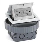 Lew Electric Square Gfci Countertop Pop Up Outlet Box Damaged 20A Rec. Fixed Price $56.00.