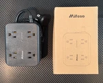 Mifaso Power Strip Surge Protector Flat Plug Wall Mount 8 Wide Outlets W/ 4 Usb. Fixed Price $19.78.