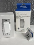 New Smartinwall Westek Wi-fi Indoor In-wall Timer White Rocker 7231244. Fixed Price $25.00.