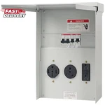 Temporary Power Outlet Panel, Electrical Breaker Box With 20 30 50 Amp Receptacl. Fixed Price $83.43.