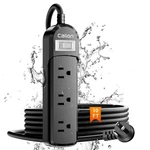 Vnj Outdoor Power Strip 3 Ac Outlets IPX6 Waterproof Surge Protector Safety 10FT. Fixed Price $42.48.