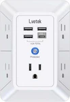Surge Protector Usb Extender 5-OUTLET Splitter Wall Charger With 4. Fixed Price $21.99.