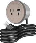 Legrand RFPCRUAUC-NI10 Round Furniture Power Center With Usb, Outlet, Type A/. Fixed Price $119.99.