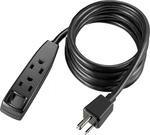 Insignia NS-HW308 10' 3-OUTLET Extension Power Cord Black. Fixed Price $9.98.