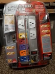 Monster Power Home Theatre Center HT700 8 Outlet Surge Protection, New. Fixed Price $60.00.