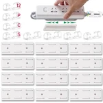 Chnlml Power Strip Holder, Adhesive Punch-free Socket 12PCS-WHITE. Fixed Price $16.60.