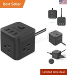 Portable Jsver Usb Power Cube - 1250W, 3 Ports, Led Indicator & Safety Features. Fixed Price $23.99.