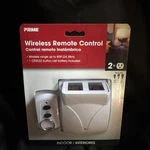 New Prime 2-OUTLET Indoor Wireless Remote Control TNRC21 W/ 80FT Range. Fixed Price $17.00.
