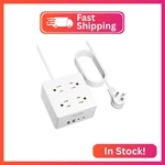 Power Strip Surge Protector - Superdanny 5 Ft Extension Cord With 4 Outlets &. Fixed Price $28.09.