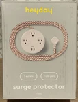 Heyday 3-OUTLET Surge Protector W/6'EXTENSION Cord & 2 Usb Port Set Of. Fixed Price $29.26.