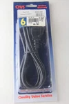 Qvs 6 Ft Power Cord New In Sealed Package. Fixed Price $6.99.