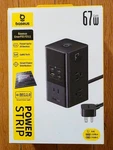 Baseus Charging Station 67W, Fast Desktop Charger 1200J Surge Protect. Fixed Price $39.99.