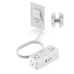 Tessan Flat Plug Extension Cord 5FT, 4 Ac Outlets 3 Usb (2 C) Surge Protecto. Fixed Price $25.99.