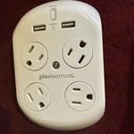 360 Electrical REVOLVE3.4 Surge Protector (36308) Rotating Outlets + 2 Usb-nib. Fixed Price $7.50.