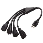 4 Way Power - To Extension Cord Splitter, 1.5' Short C.... Fixed Price $25.16.