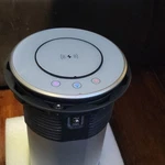 Motorized Pop-up Power Strip Qi Wireless Charger Led Night Lamp Usb Ports. Fixed Price $80.00.