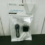 V7 AC30024ACLT-BLK-2N 12W Usb Wall Charger With Lightning Cable. Fixed Price $15.00.