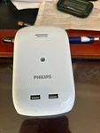 Philips Surge Protector Wall Tap With Dual Usb Charging 6-AC Grounded Outlets. Fixed Price $5.19.