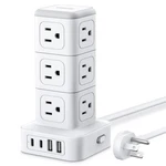 Ntonpower Surge Protector Strip Tower, 1080J 12 .... Fixed Price $30.78.