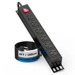 Btu 6 Outlet Power Strip, Metal Mountable Surge Protector, Heavy .... Fixed Price $32.80.