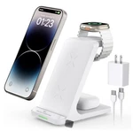 Triple Wireless Charger Station 3 Devices Multi Pad Desktop Charging. Fixed Price $17.00.