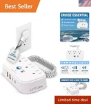 3.3FT Cruise Power Strip With 2 Usb, Usb-c & Ac Outlets Essential Gear. Fixed Price $43.99.