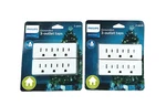 Philips 3 Outlet Adapter Pack Power Strip Grounded Wall Tap Indoor 2PK. Fixed Price $11.99.