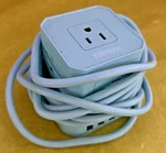 Toprek Power Strip Cube Surge Protector Usb-c + 3 10' Grounded Prong Cord. Fixed Price $20.00.