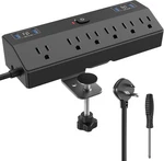 40W Fast Charging Desk Clamp Power Strip 2 Pd Usb Black. Fixed Price $45.41.