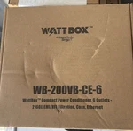 Wattbox Power Conditioner W/ Coax & Ethernet Protection WB-200VB-CE-6 Outlet. Fixed Price $115.00.