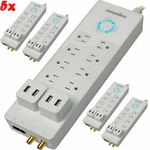 5X Panamax P360-8, 8-OUTLET Surge Protector Usb Charging Station. Fixed Price $225.00.