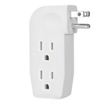 3 Way Vertical Outlet Wall Tap Splitter Extender With Prong Plug For.... Fixed Price $12.55.